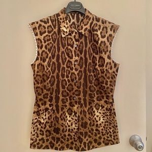 Dolce & Gabbana
Leopard Sleeveless shirt BEST OFFER
